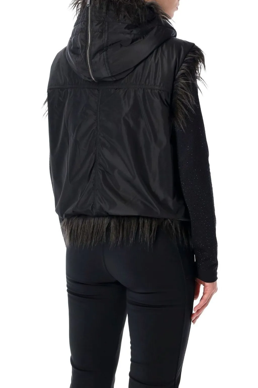Faux Fur Trimmed Vest