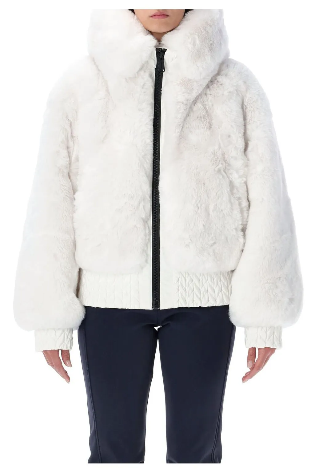 Down Jacket With Fur Hood