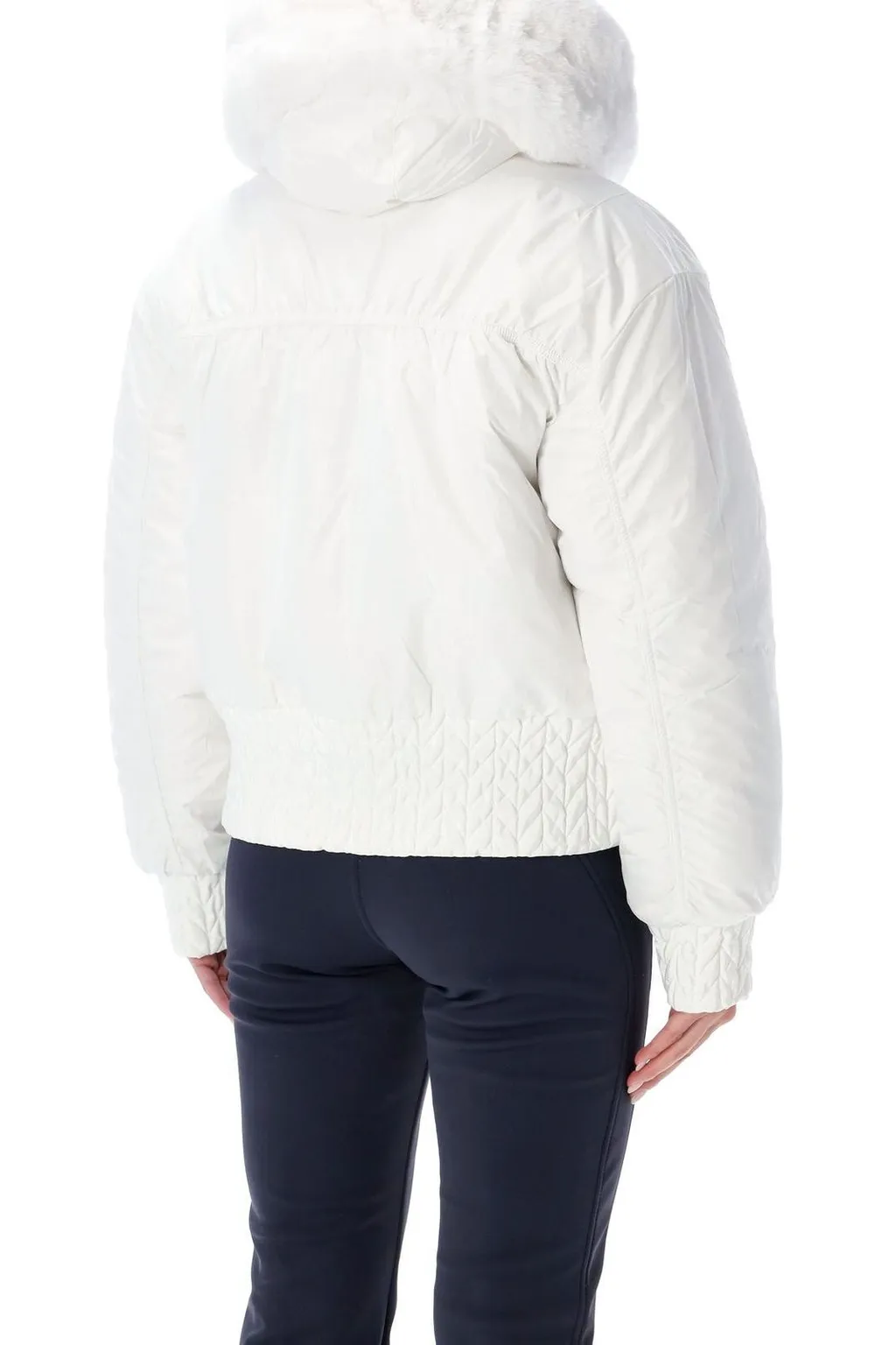 Down Jacket With Fur Hood