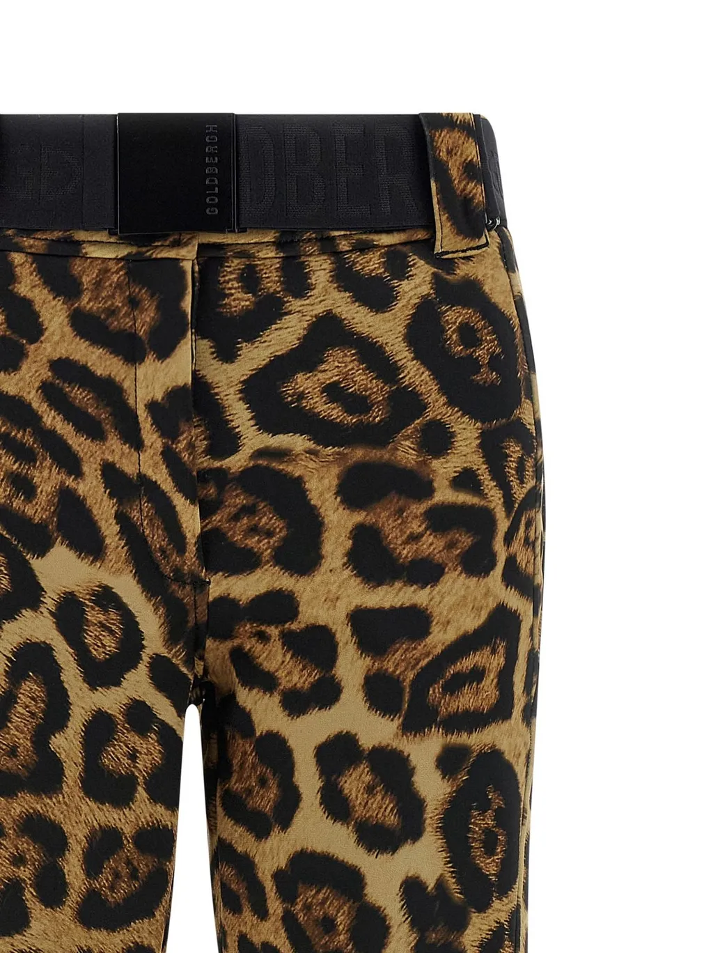 Leopard Print Ski Pants