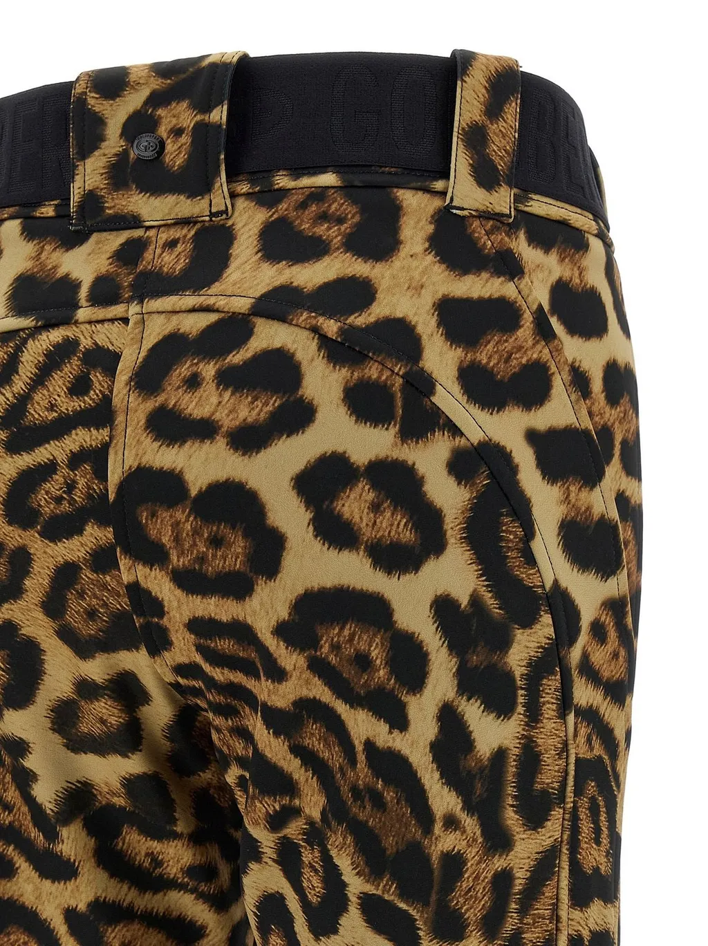 Leopard Print Ski Pants