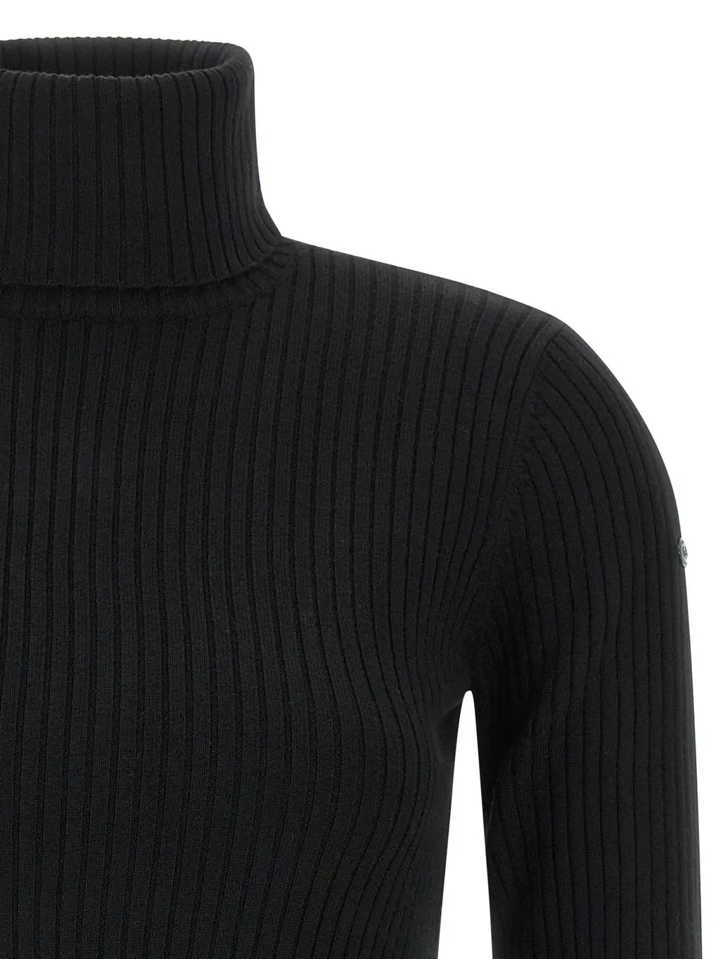 Ribbed Turtleneck Sweater