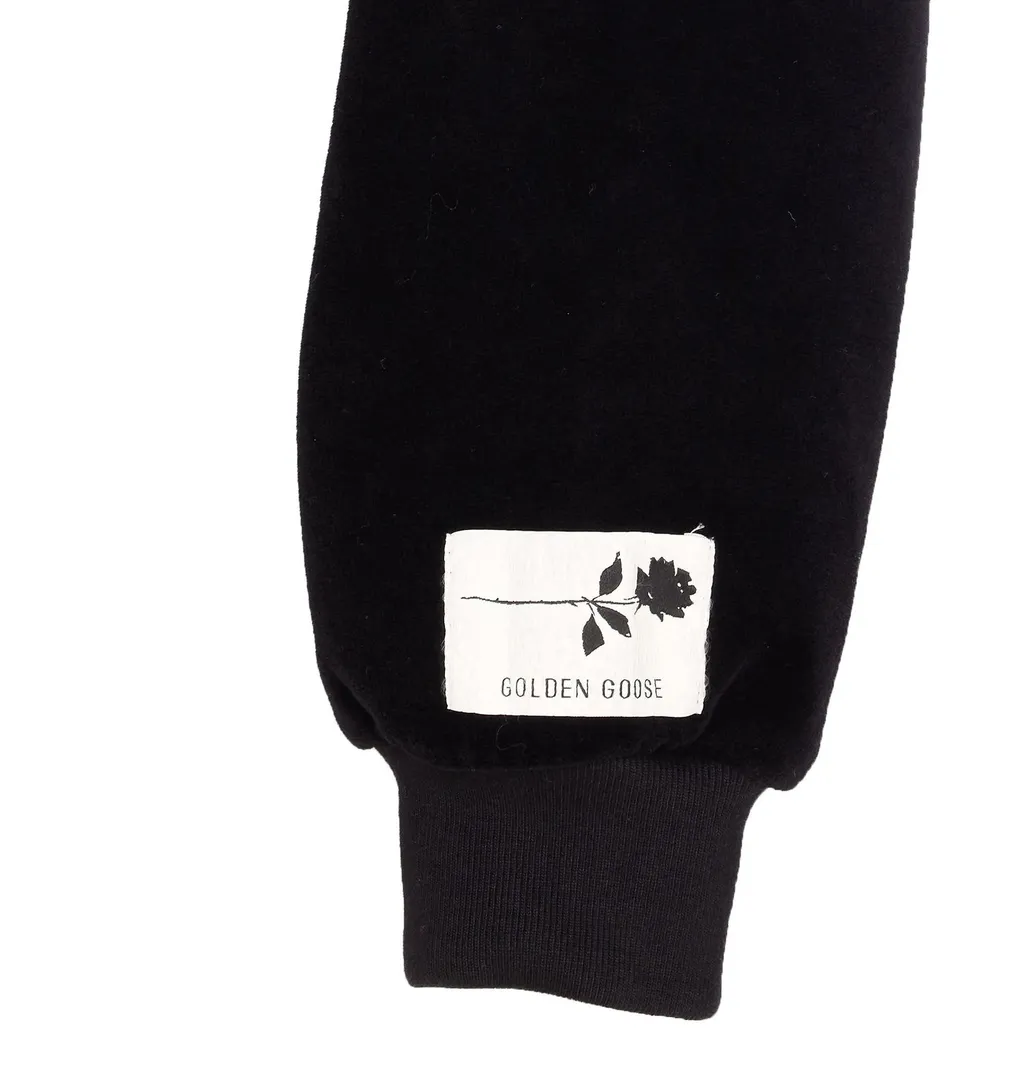 Velour Cropped Zip Hoodie