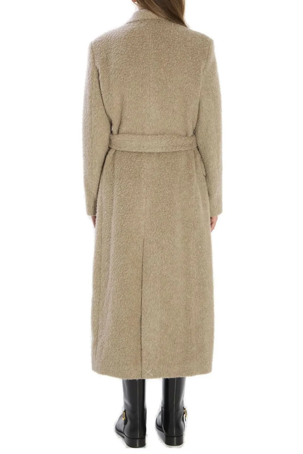 Double-Breasted Coat With Belt
