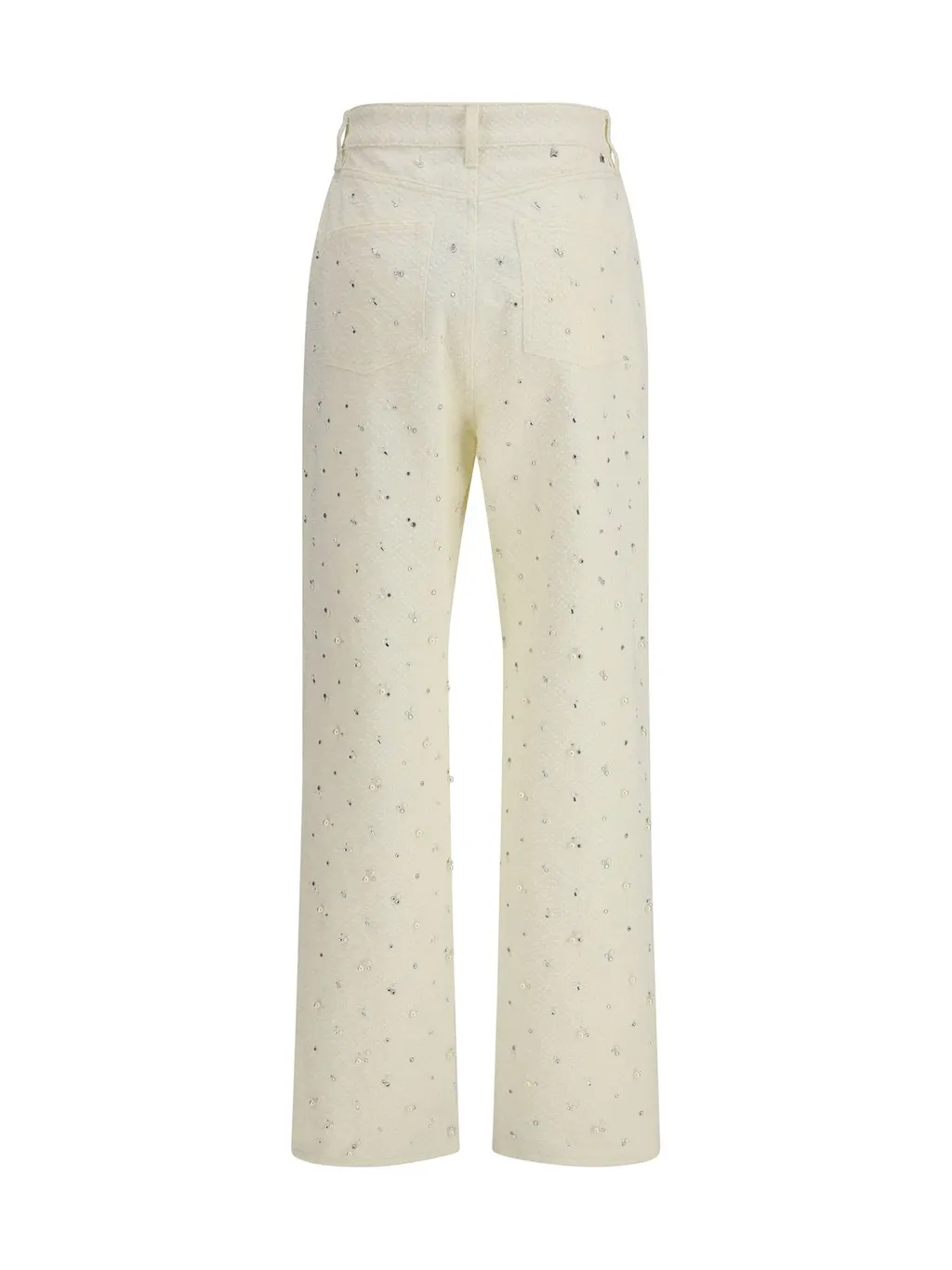 Embellished Wide-Leg Jeans
