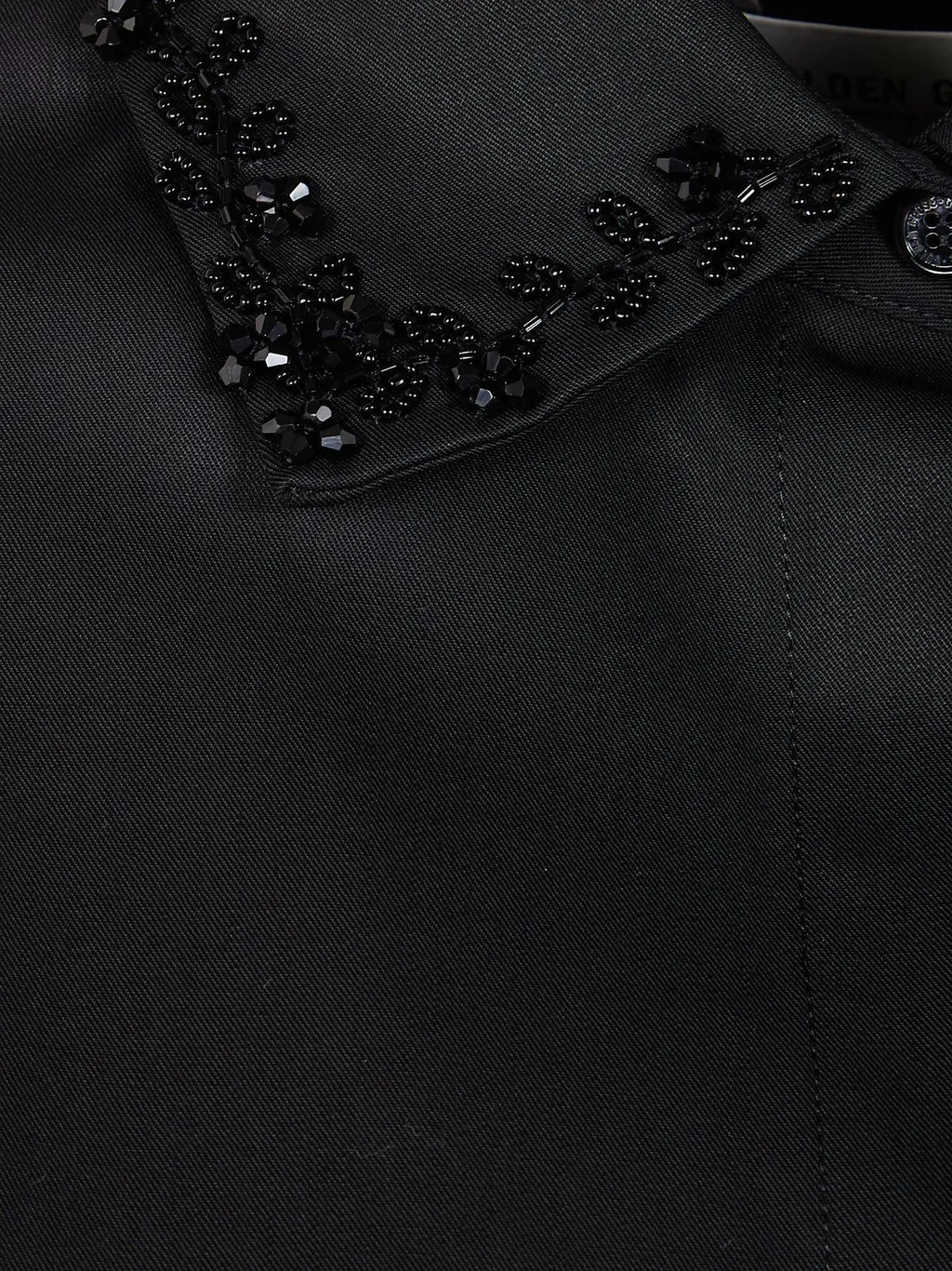 Shirt With Embellished Collar And Cuffs