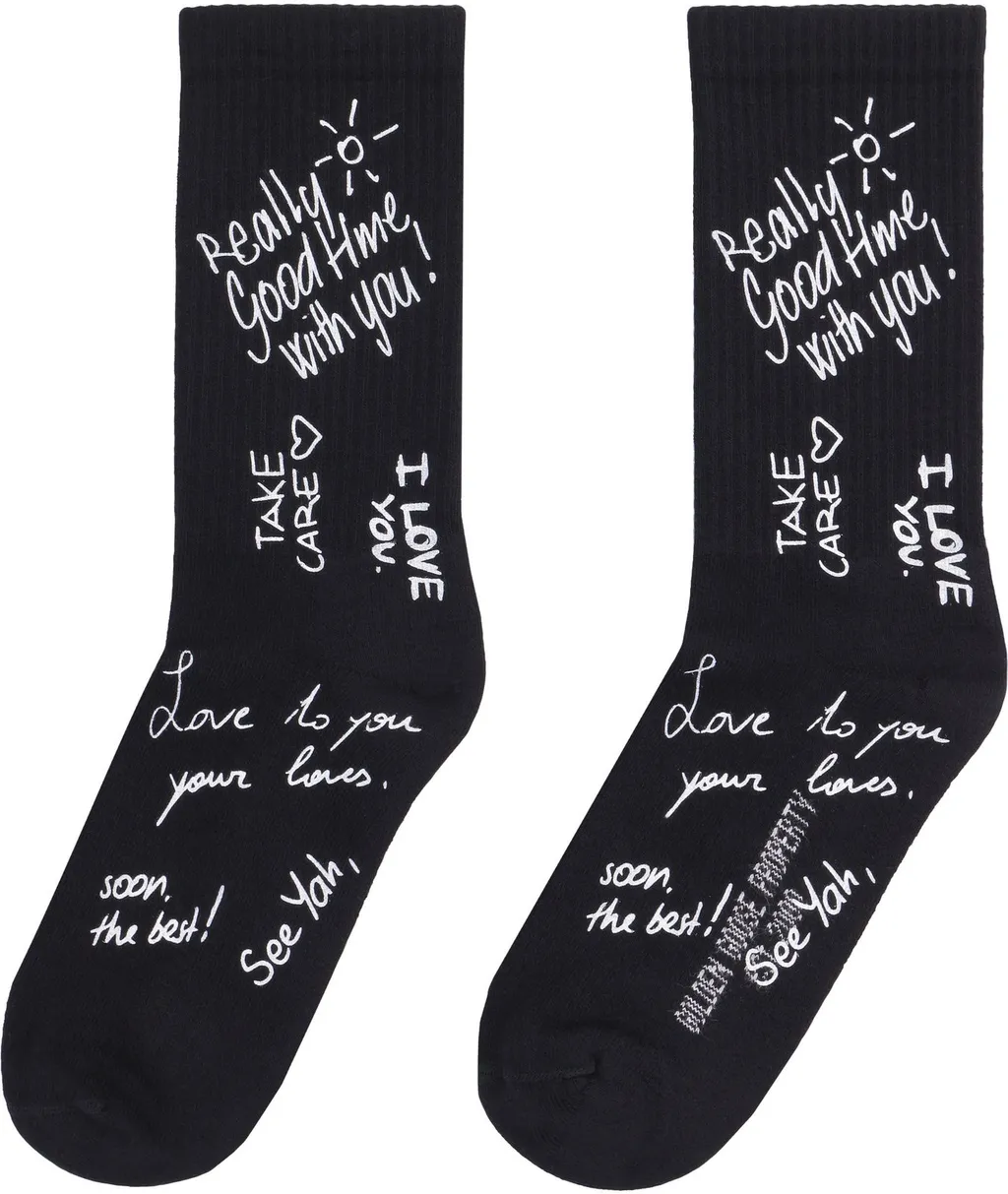Socks With Graphic Print