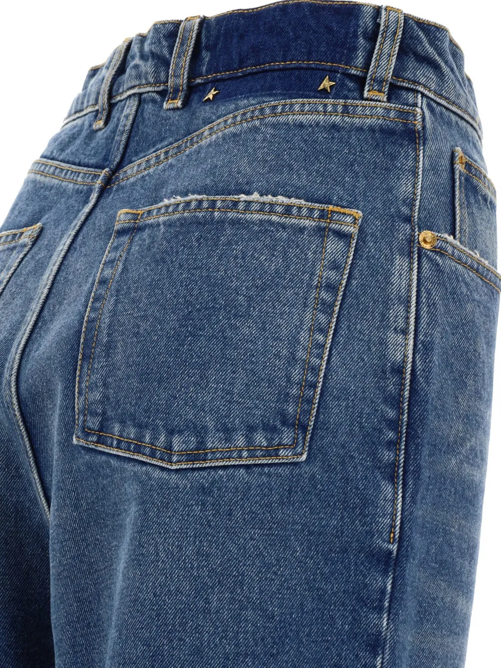 High-Waisted Straight-Leg Jeans
