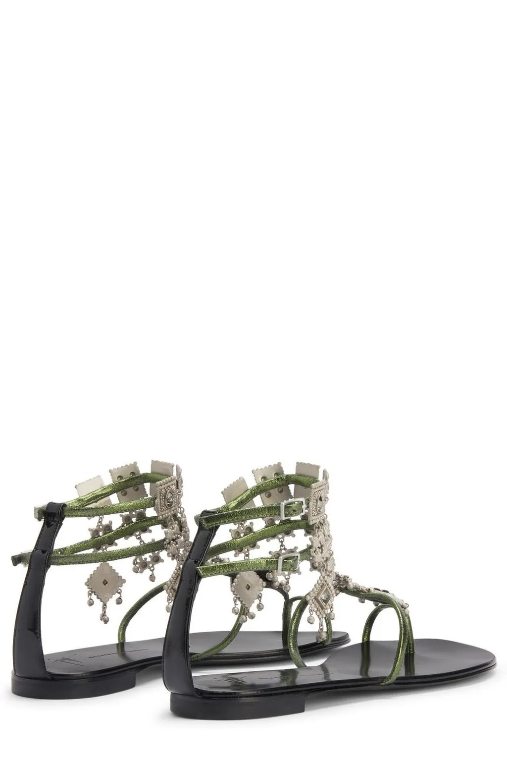 Embellished Gladiator Sandals