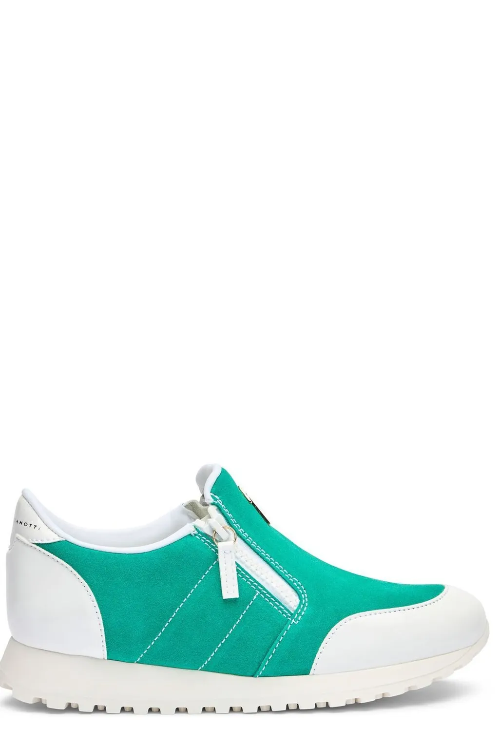 Low-Top Sneakers With Side Zip
