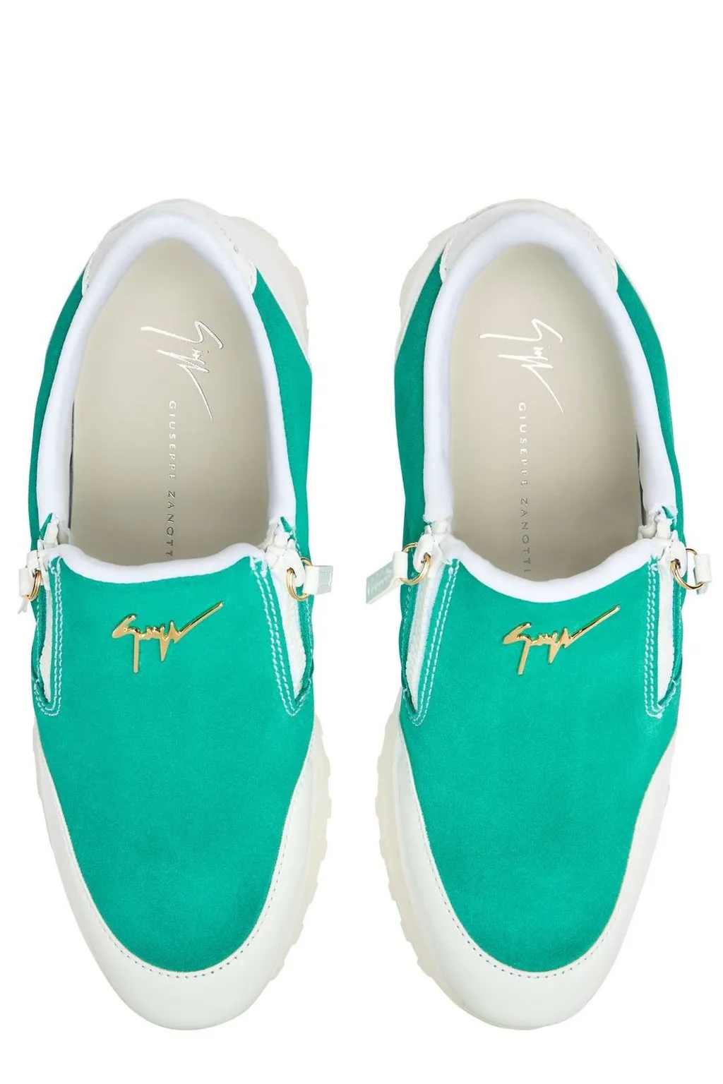 Low-Top Sneakers With Side Zip