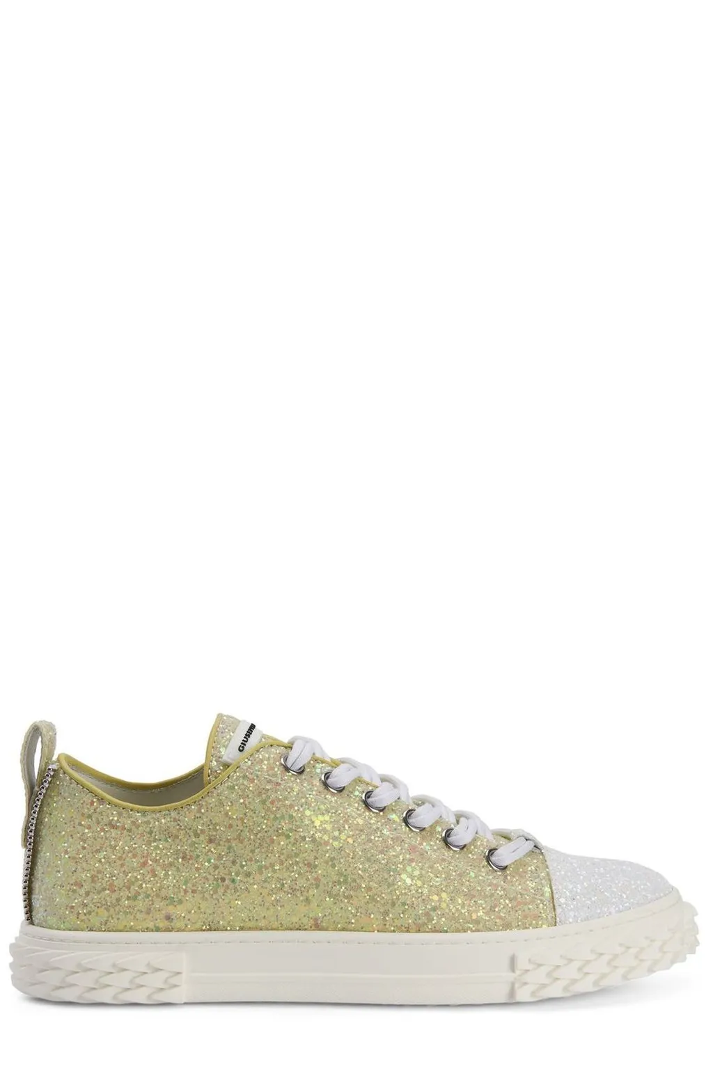Low-Top Glitter Sneakers