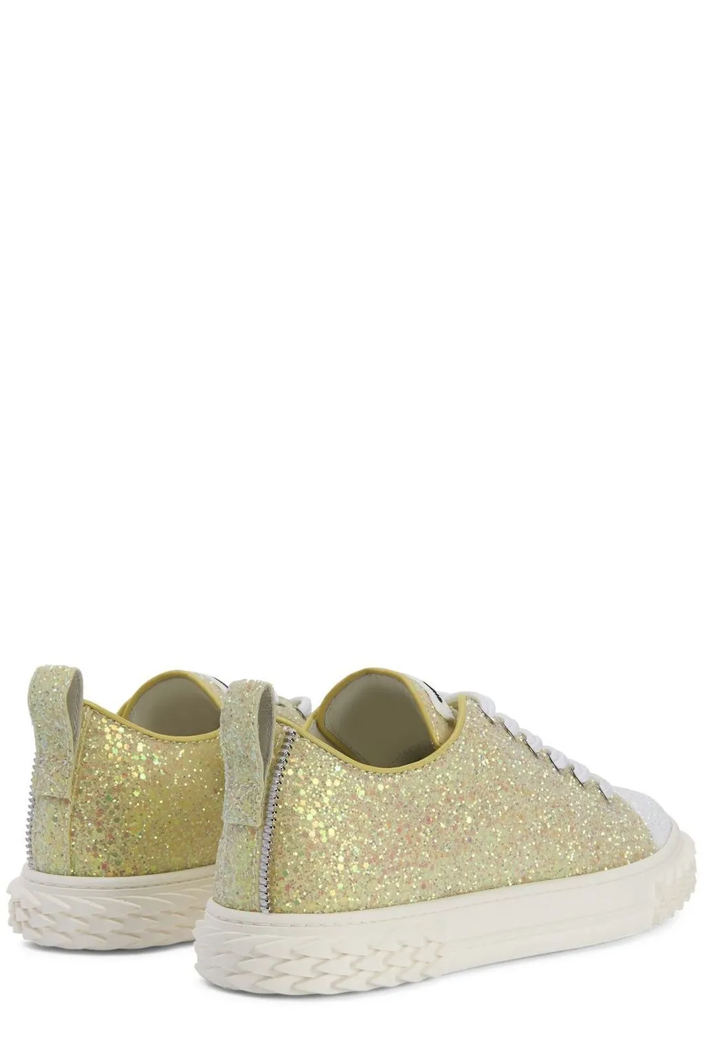 Low-Top Glitter Sneakers