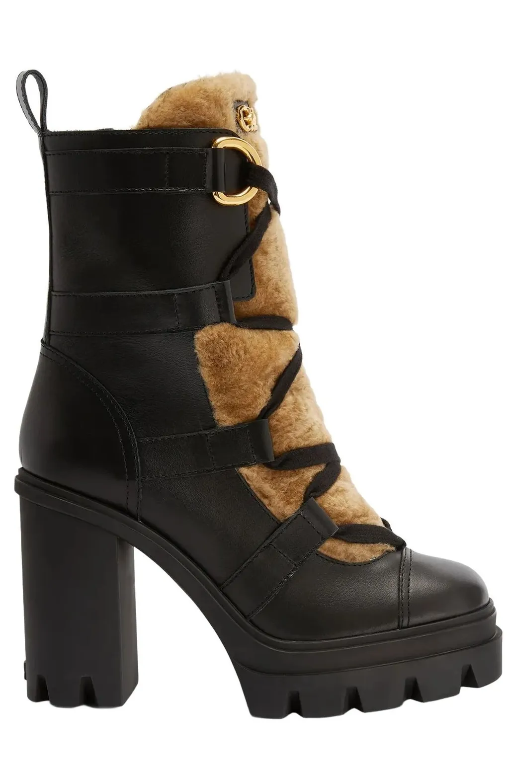 Platform Lace-Up Boots