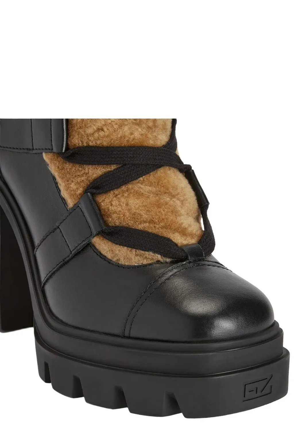 Platform Lace-Up Boots