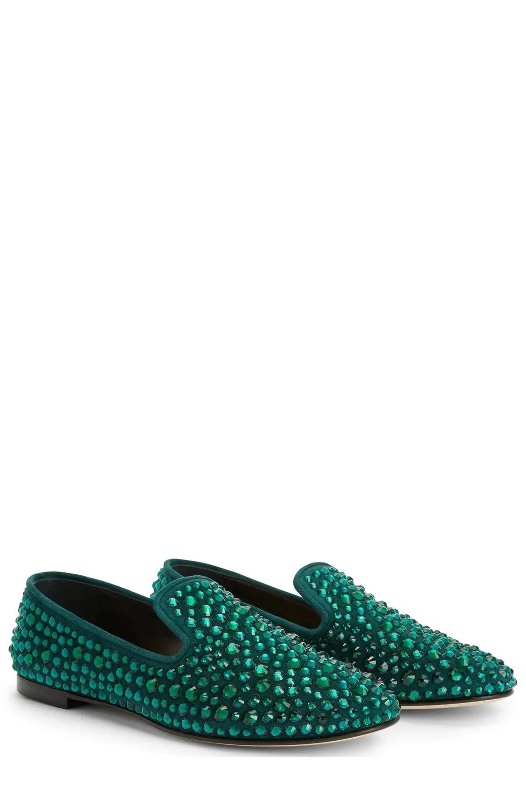 Embellished Loafers