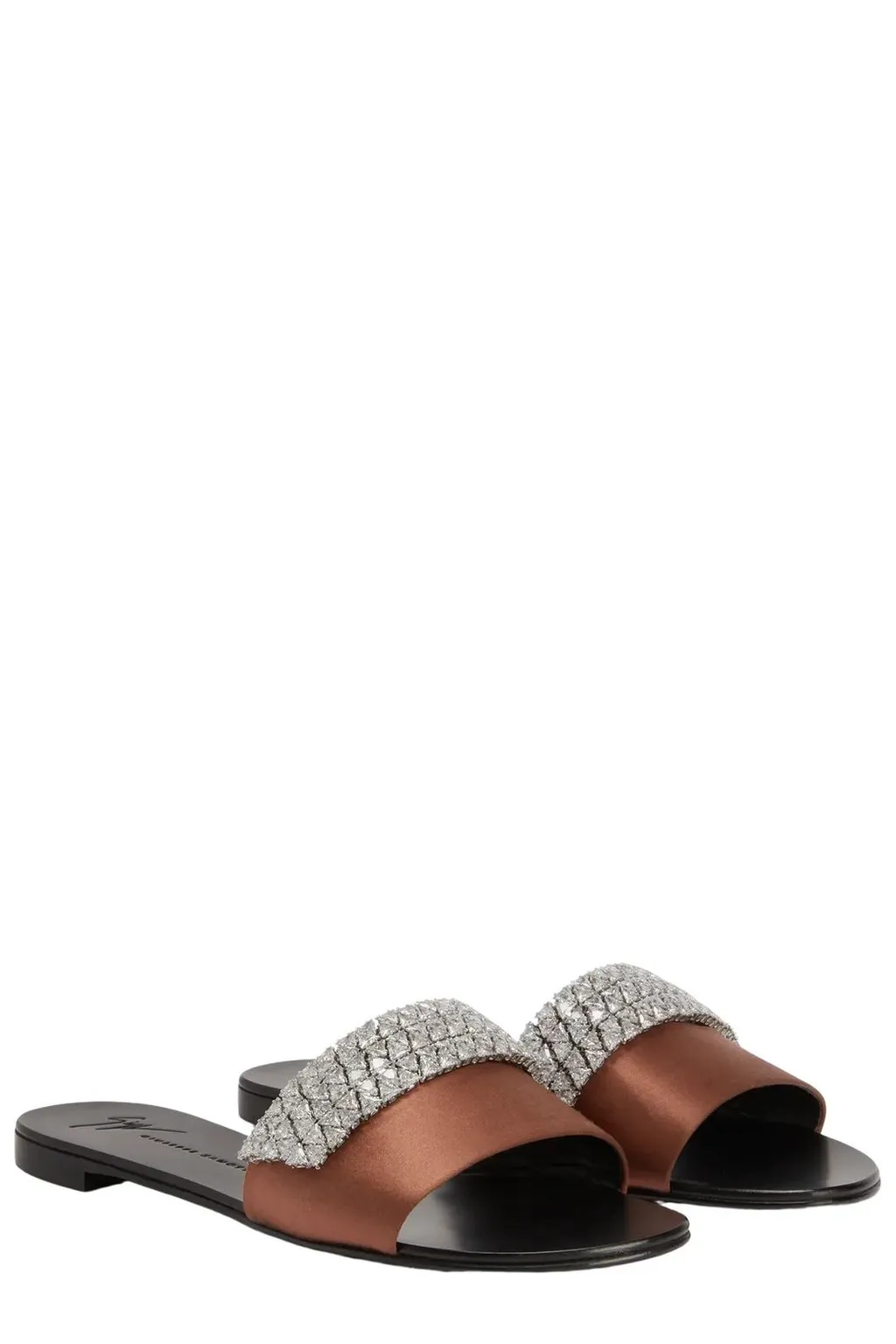 Embellished Slide Sandals