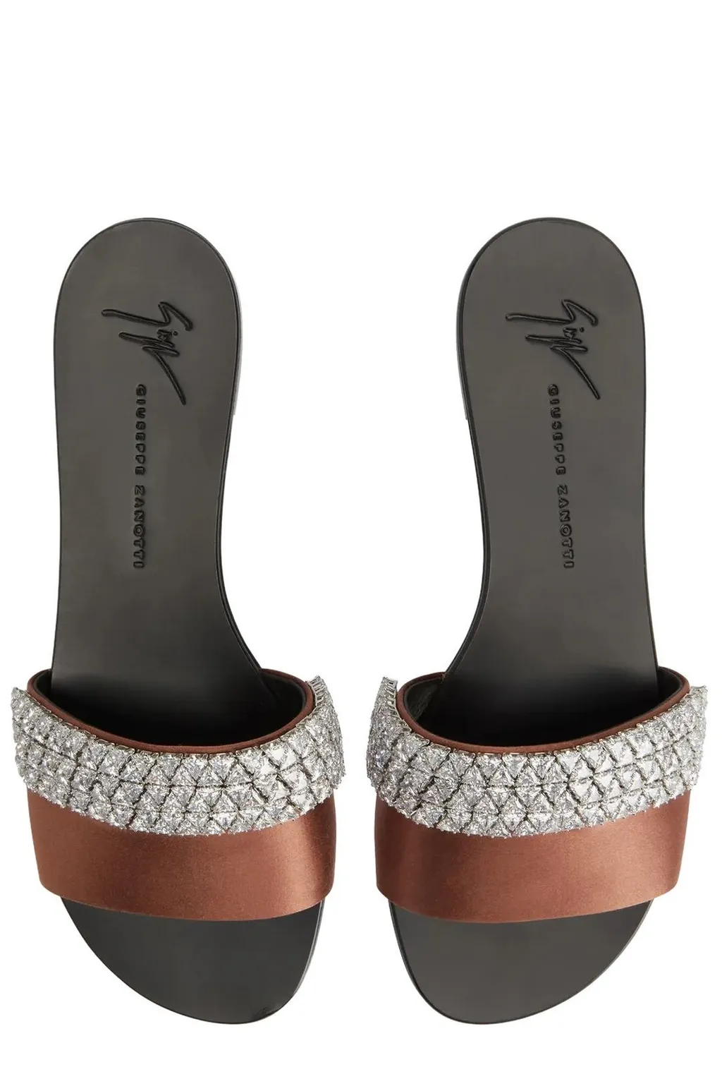 Embellished Slide Sandals