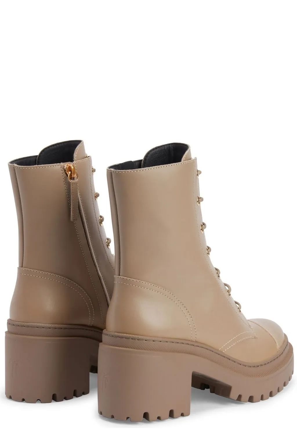 Lace-Up Platform Boots