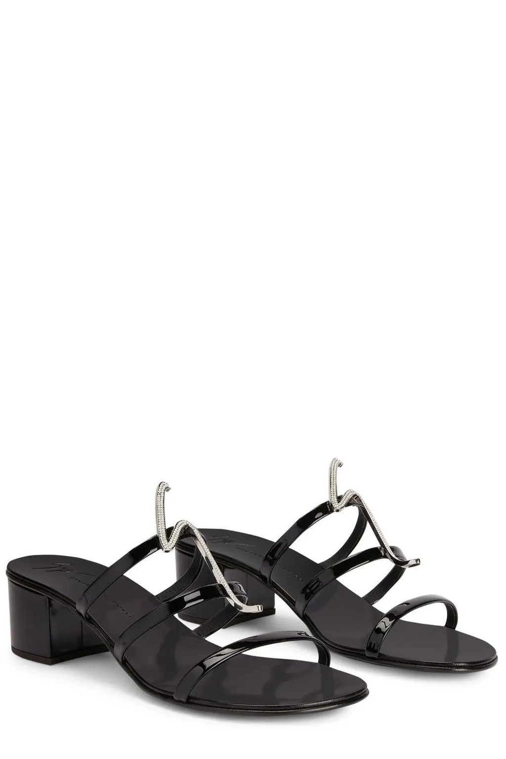 Mules With Ysl Monogram