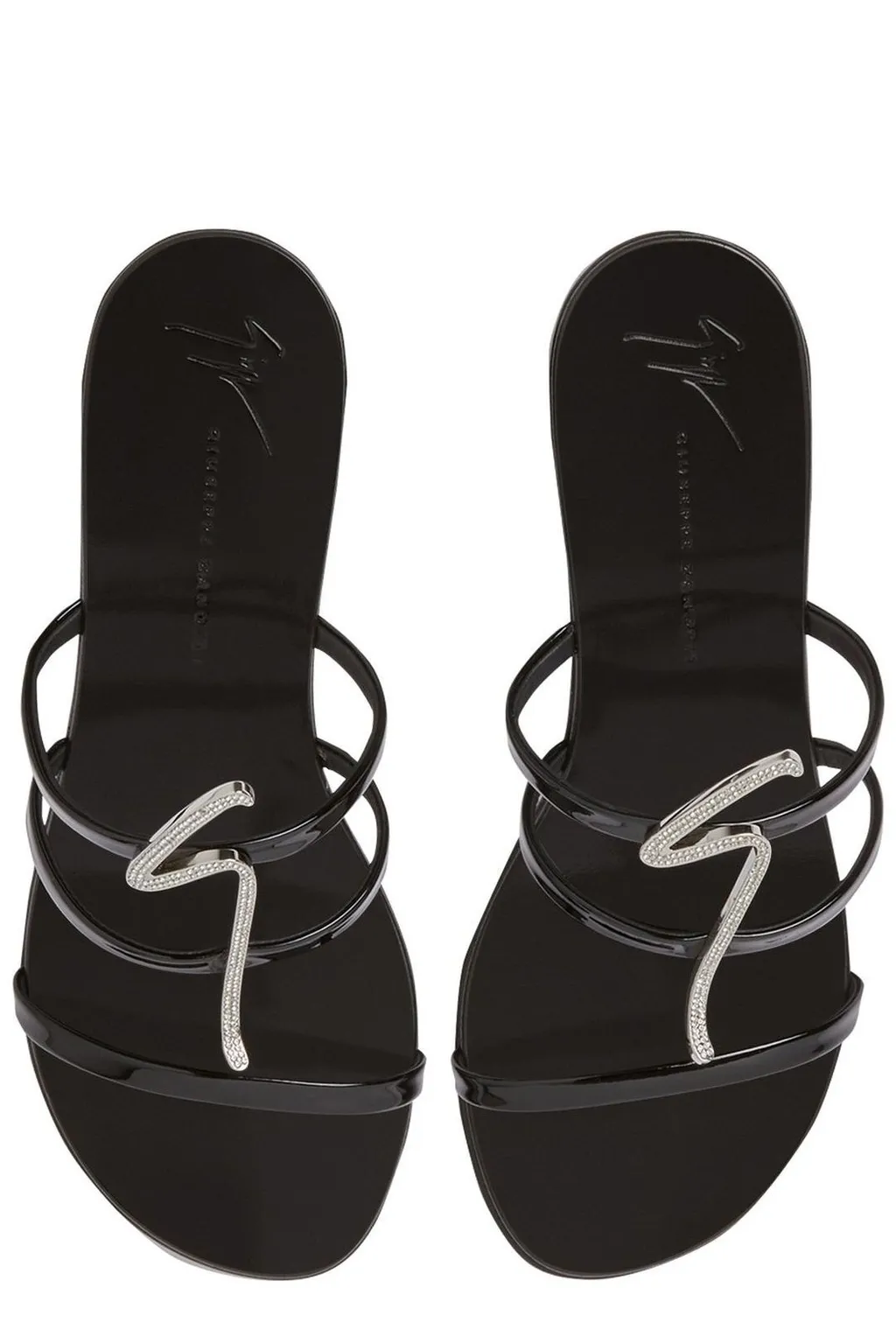 Mules With Ysl Monogram