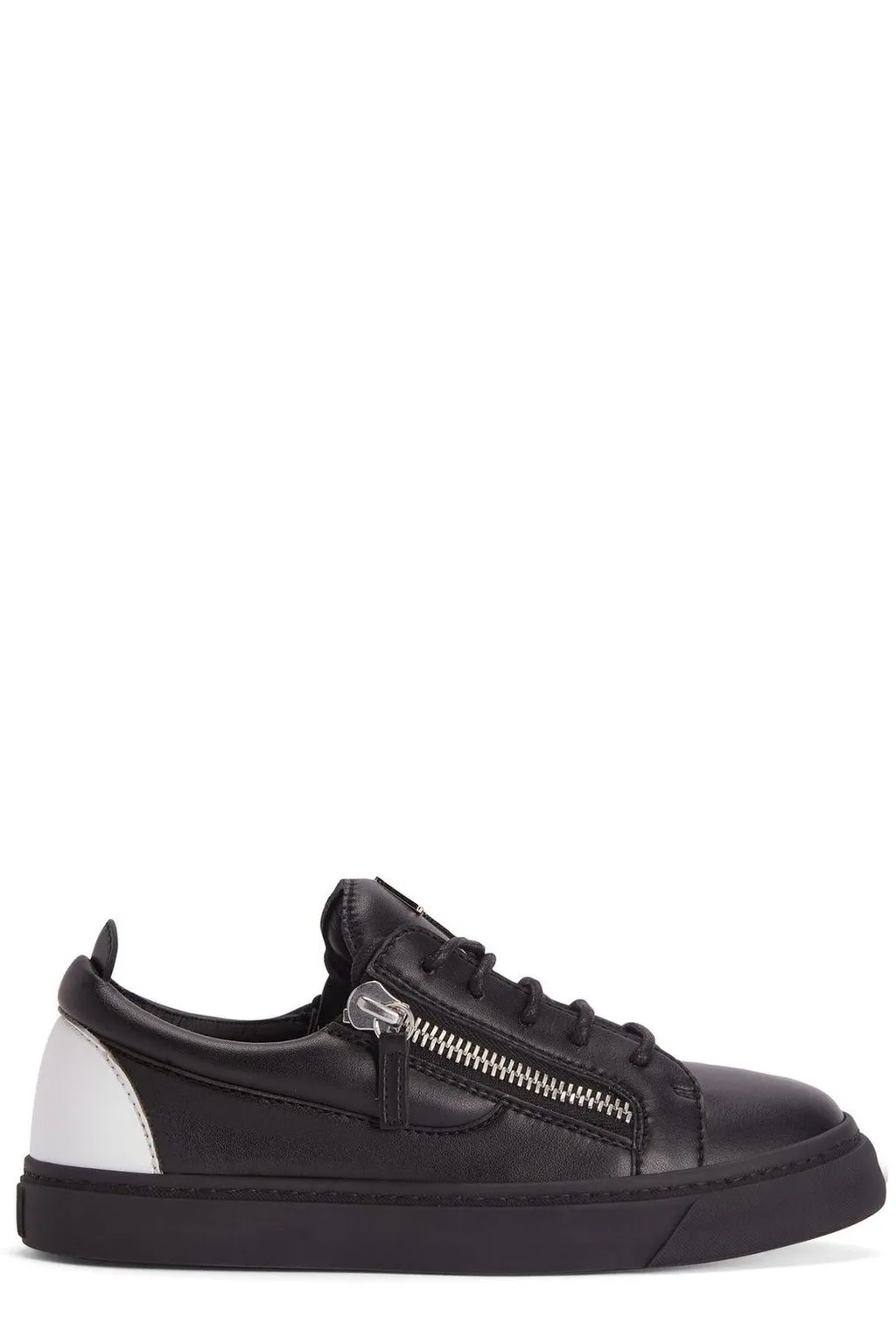 Low-Top Sneakers With Side Zip