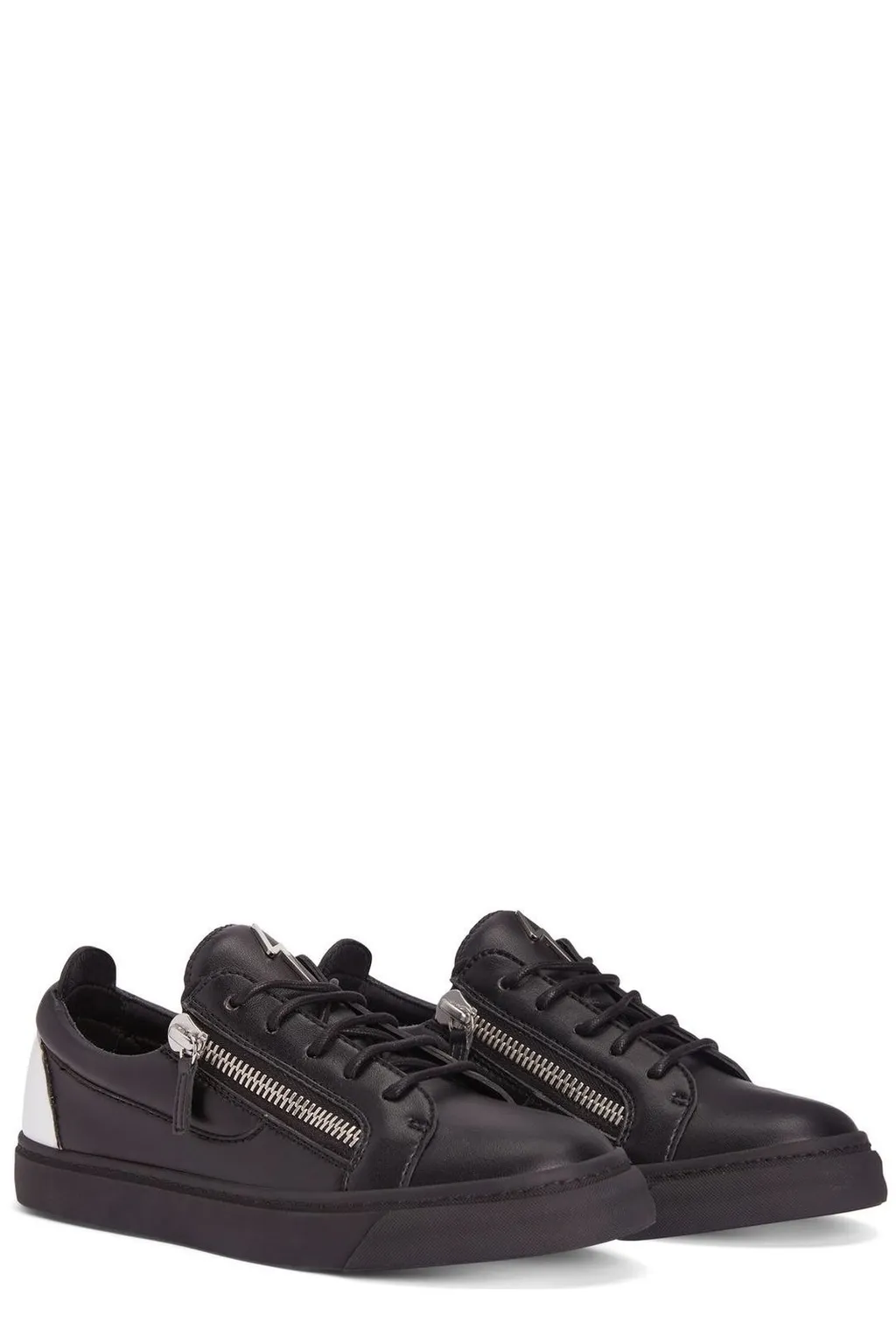 Low-Top Sneakers With Side Zip