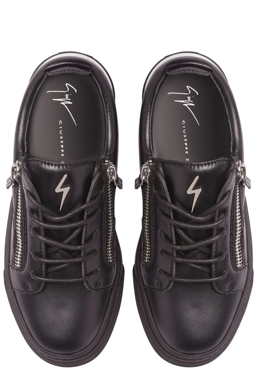 Low-Top Sneakers With Side Zip