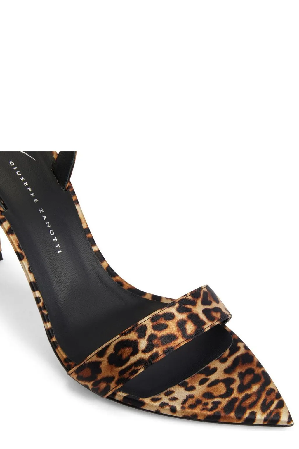 Leopard Print Slingback Sandals