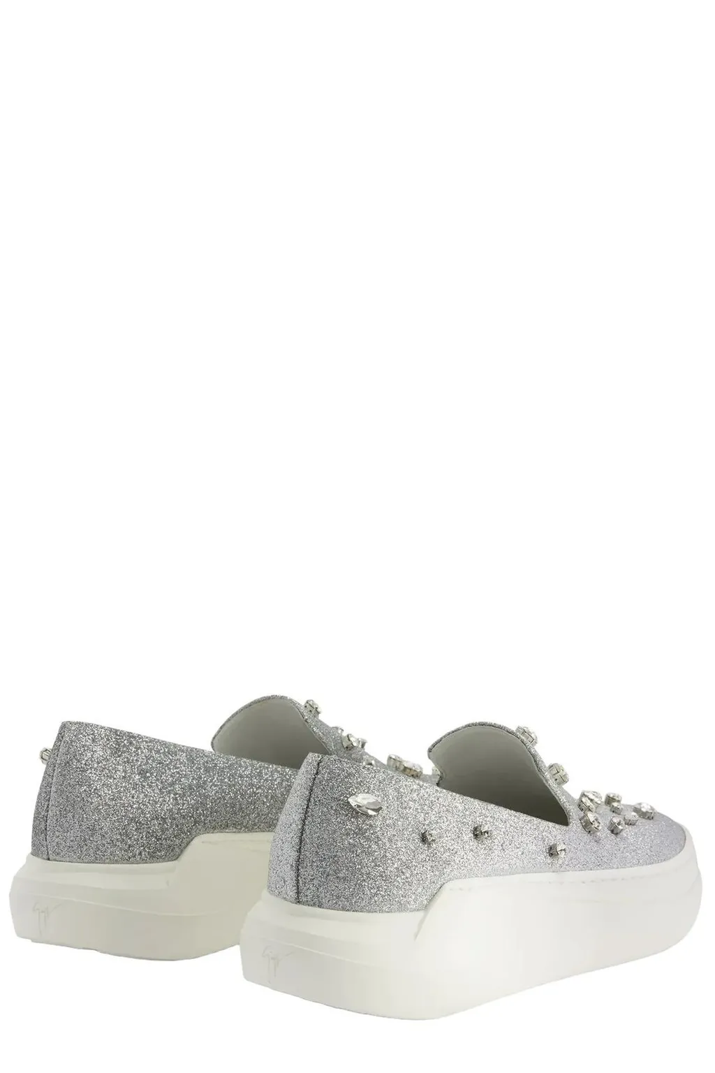 Slip-On Sneakers With Crystals