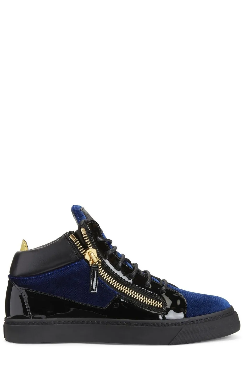 High-Top Sneakers With Side Zip