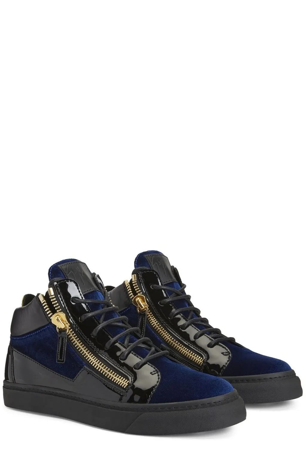 High-Top Sneakers With Side Zip