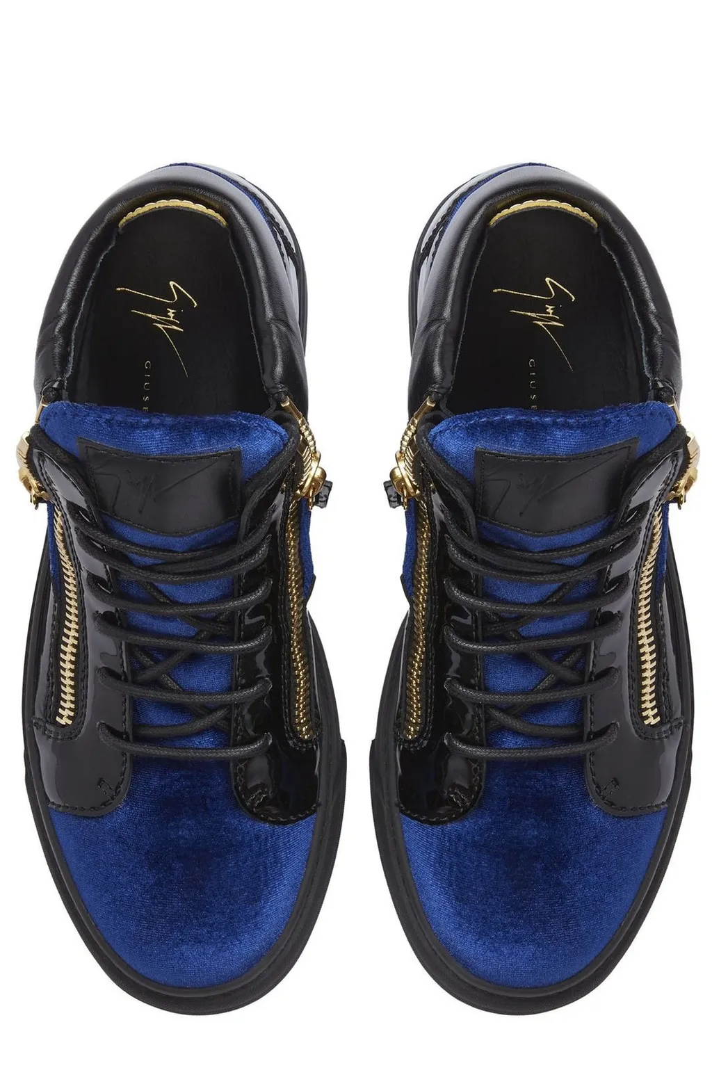 High-Top Sneakers With Side Zip