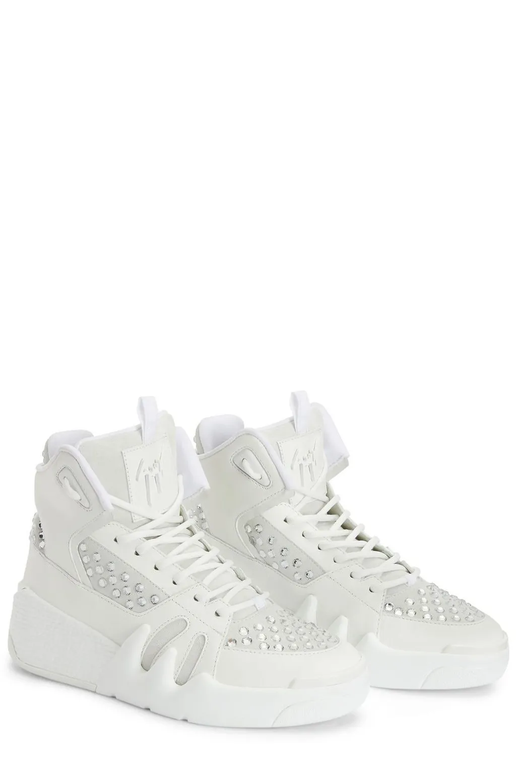 High-Top Sneakers With Studs