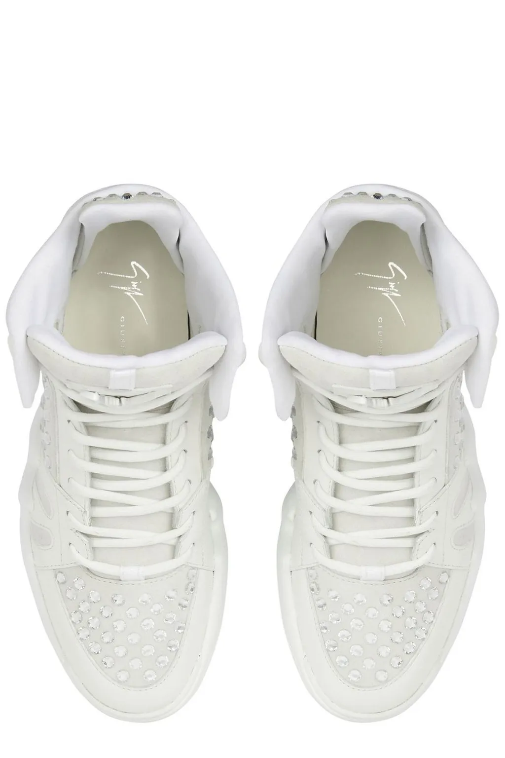 High-Top Sneakers With Studs