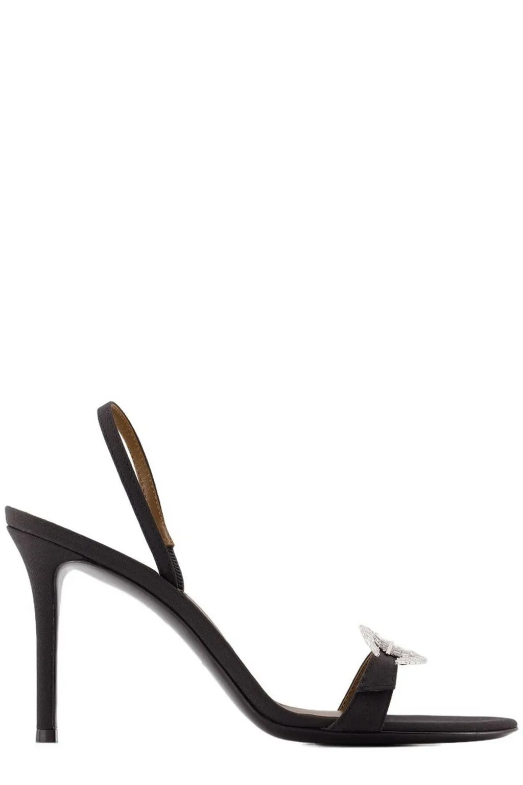 Sandals With Crystal Butterfly