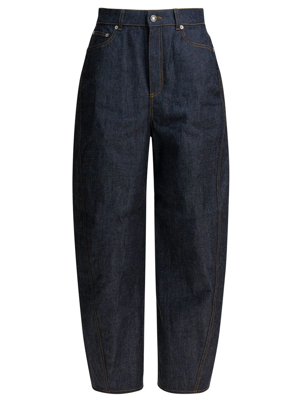 High-Waisted Balloon Jeans