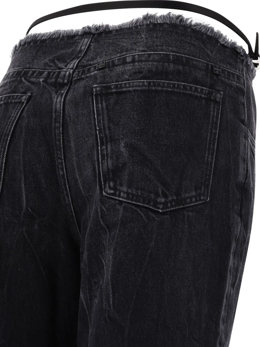 Wide-Leg Jeans With Cut-Out Detail