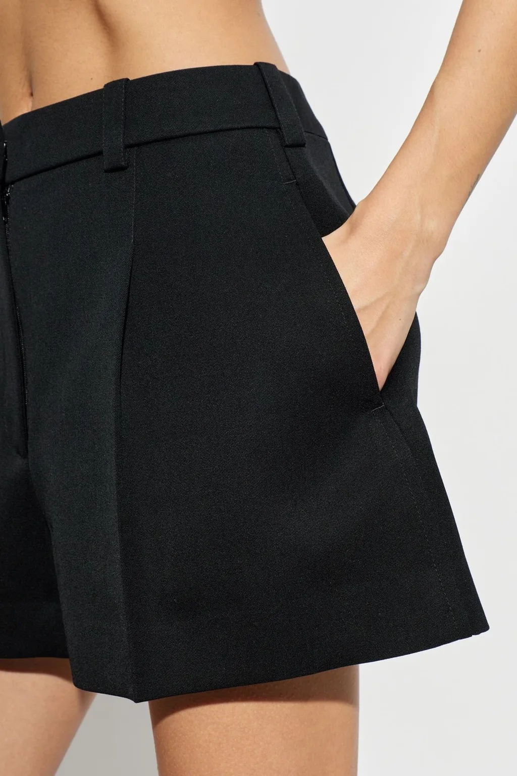 Pleated Shorts
