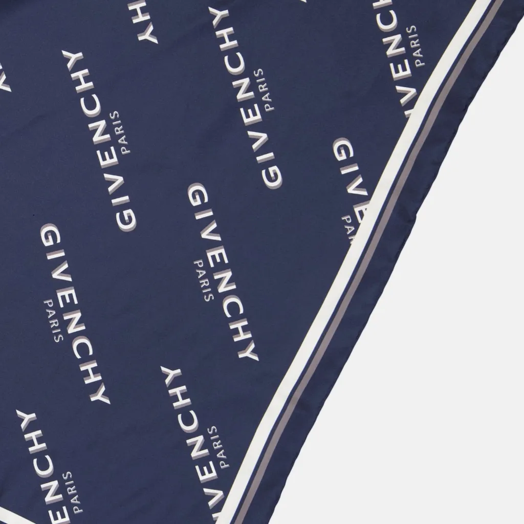 Scarf With All-Over Logo Print