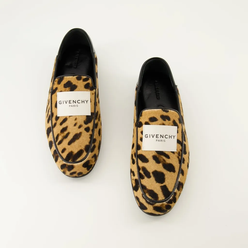 Leopard Print Loafers