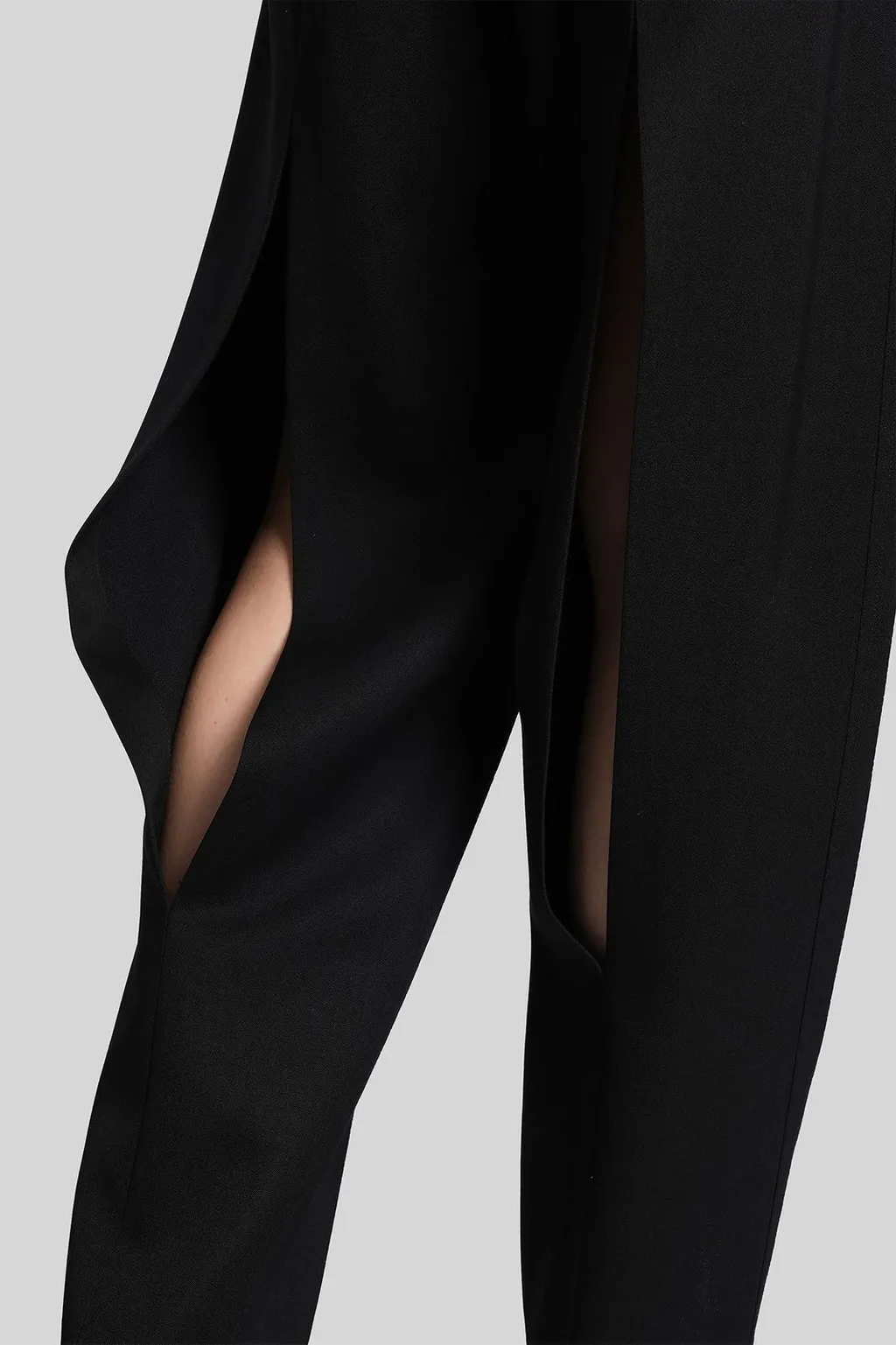 Pleated Wide-Leg Trousers