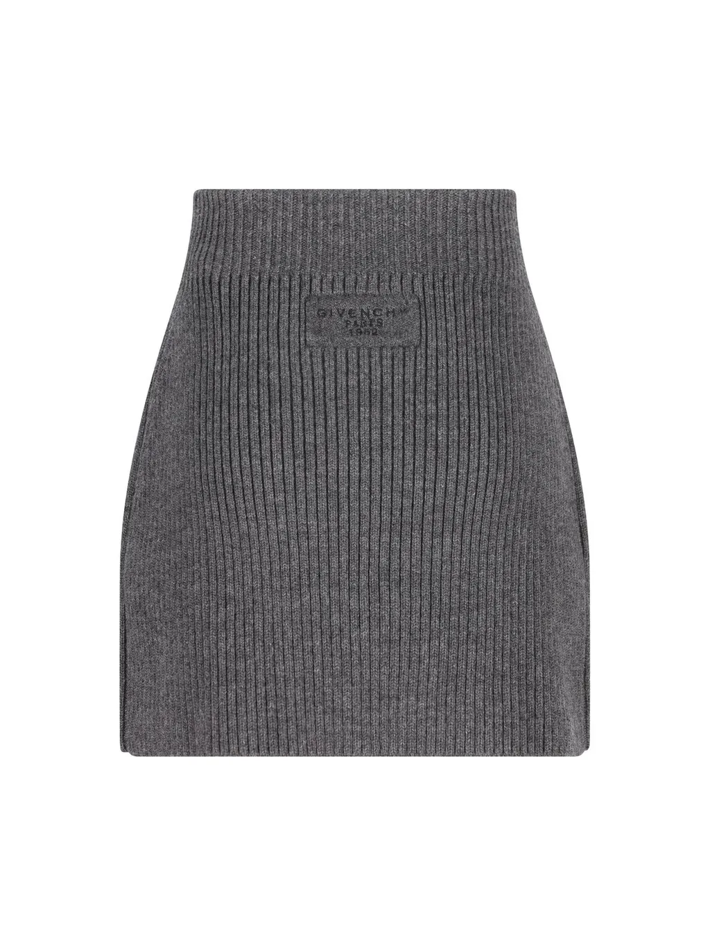 Ribbed Knit Mini Skirt