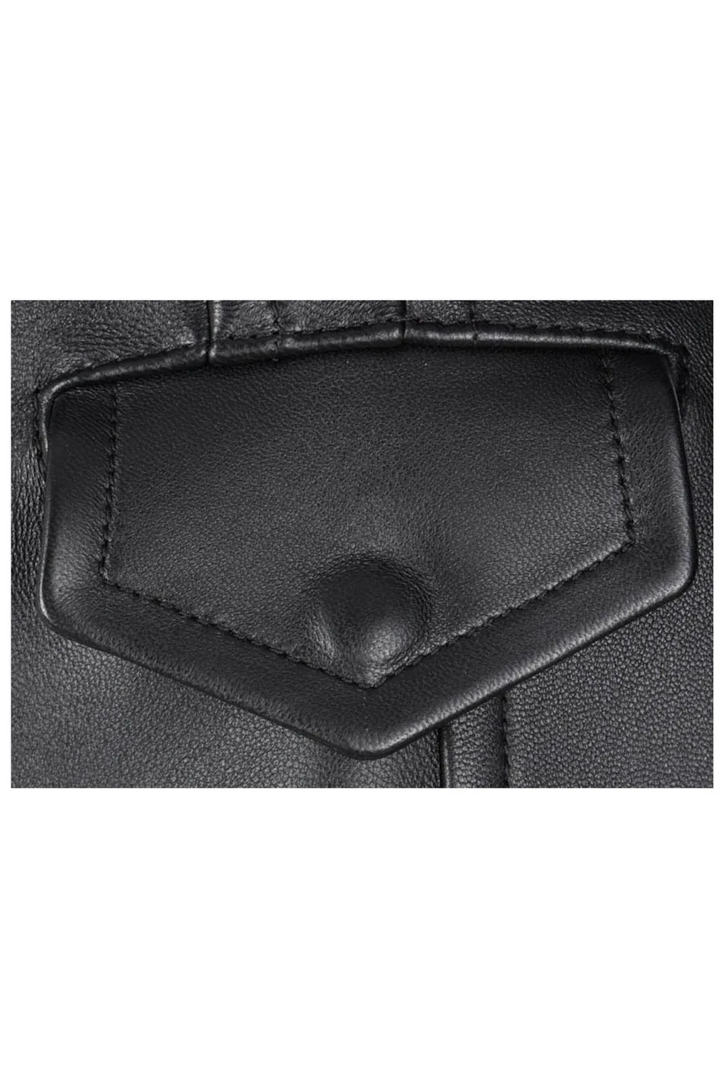 Asymmetric Leather Biker Jacket