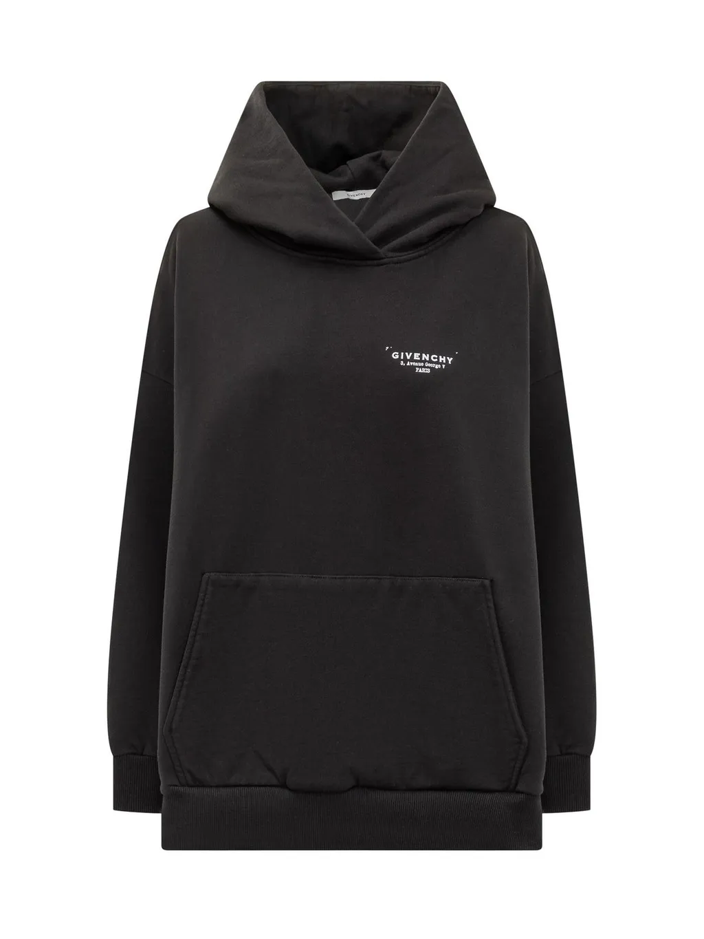 Logo Print Cotton Hoodie