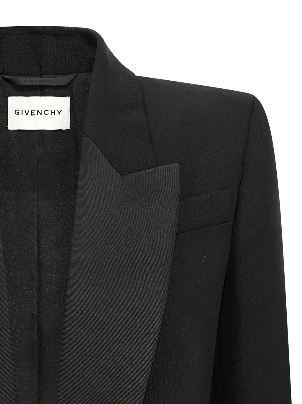 Cropped Tuxedo Jacket