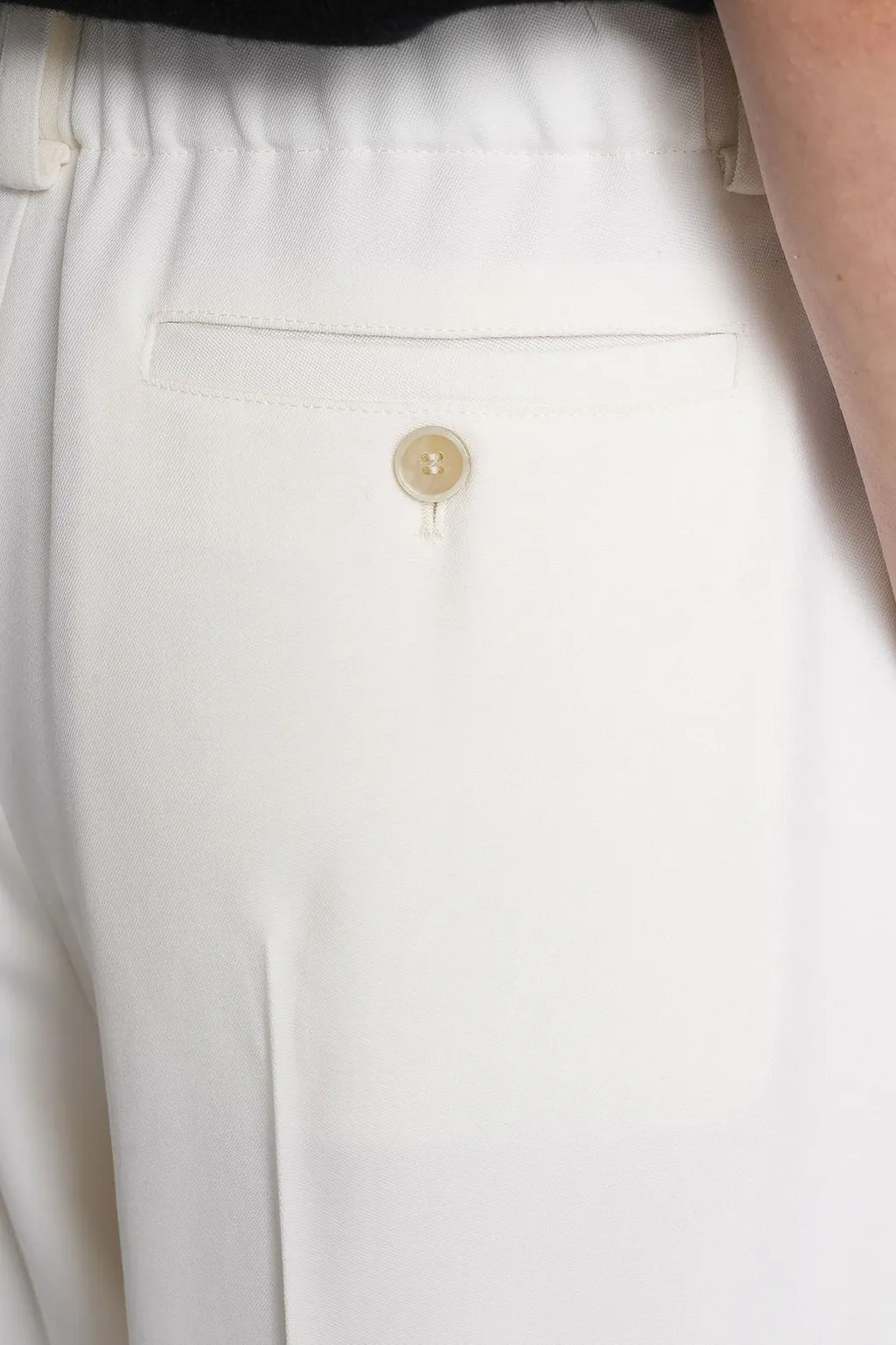 High-Waisted Pleated Trousers