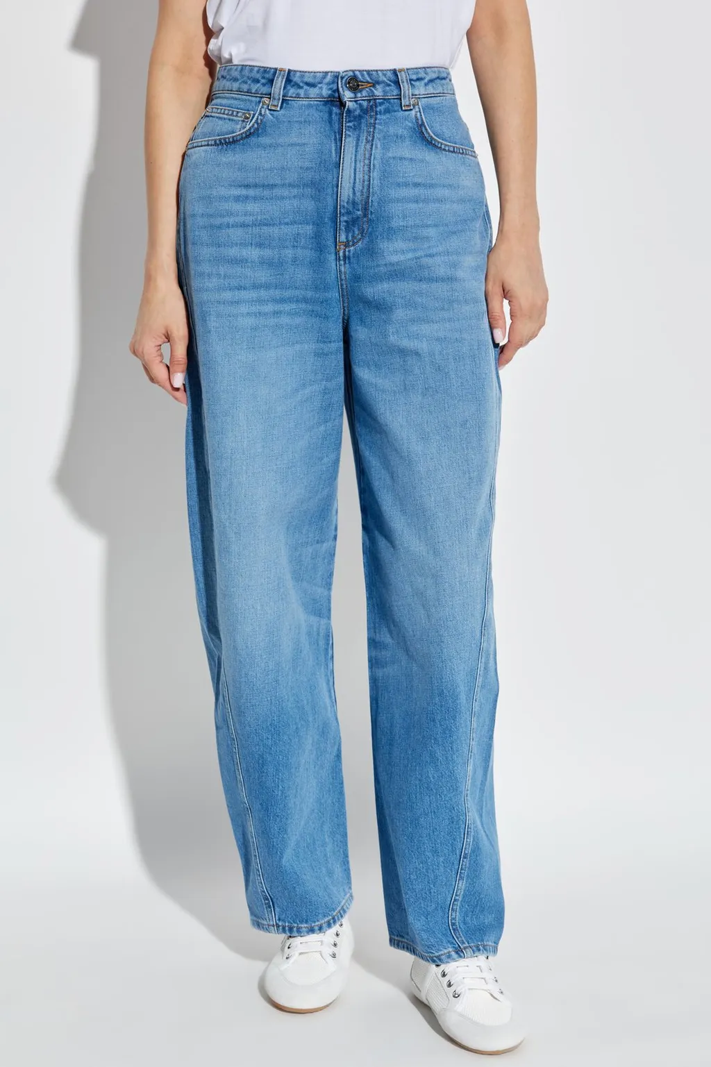 High-Waisted Wide-Leg Jeans
