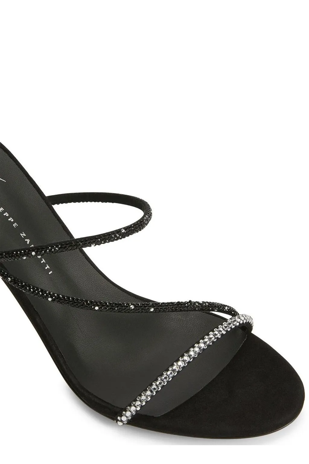 Crystal-Embellished Thong Sandals