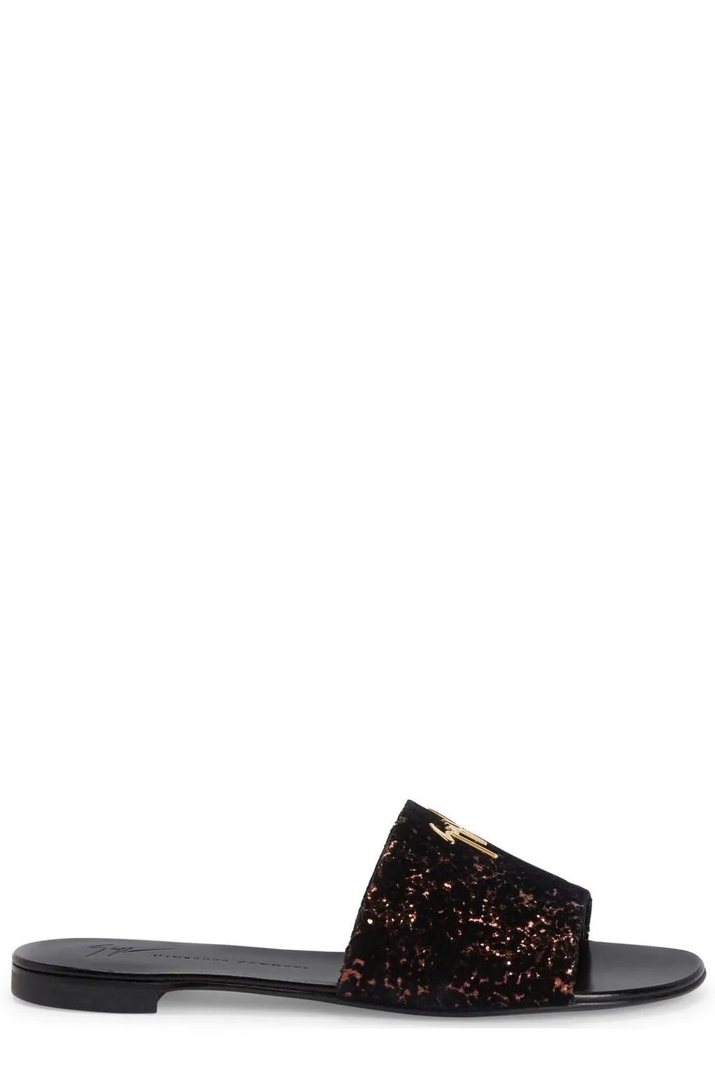 Flats With Glitter Embellishment